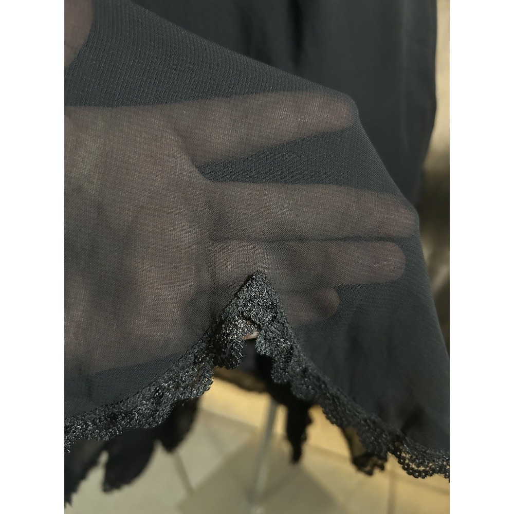 Anthropologie Maeve  Black   Witchy  Fairy Dress Size 4  Goth Whims - Picture 8 of 10